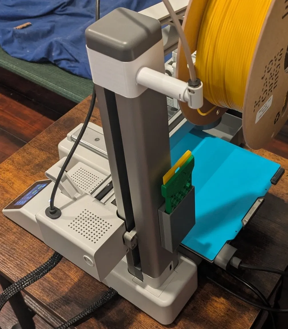 Photo of this scraper holder, attached to the A1 Mini