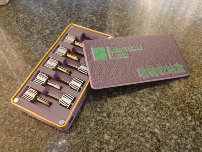 Magnetic Bambu Lab Nozzle Storage Box (H2D&A1)