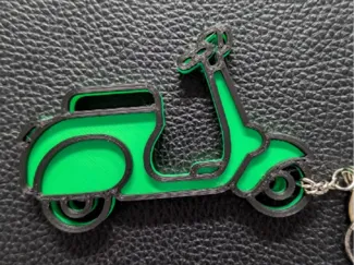 Moped Keychain 