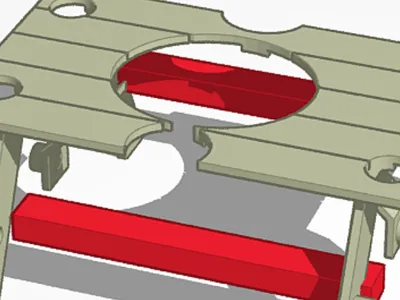 Condiment table middle hole for a drink