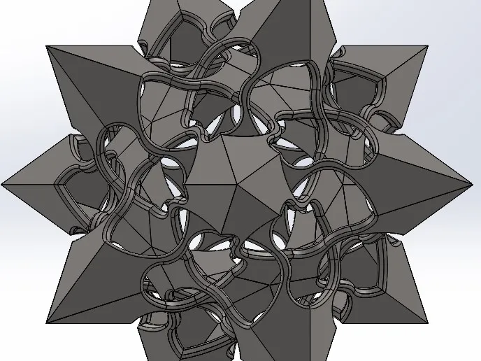 Spiky Star Orb – Great Stellated Dodecahedron