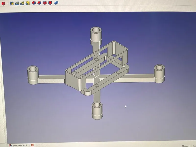 ESP32(wroom) drone frame