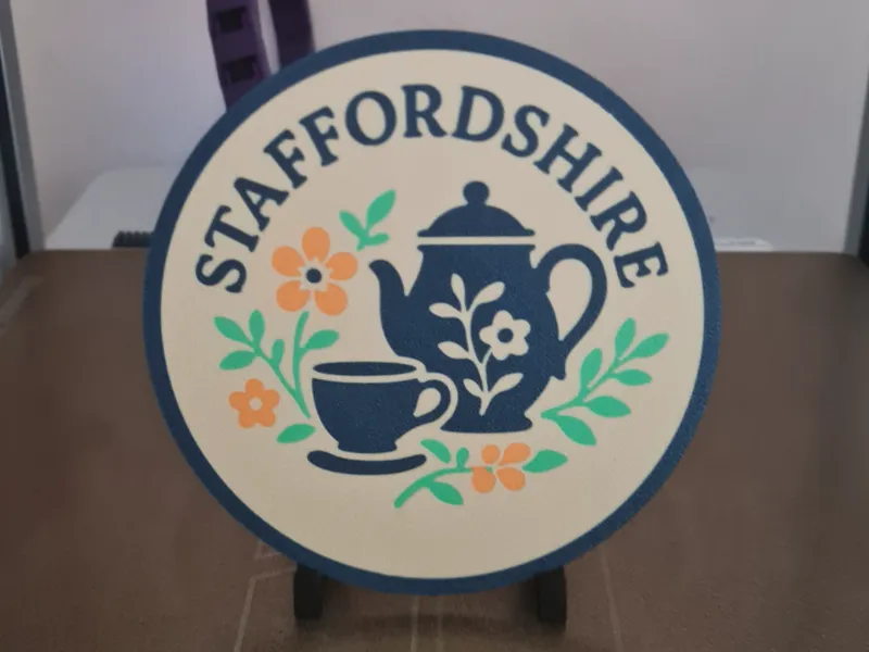 Staffordshire Coaster