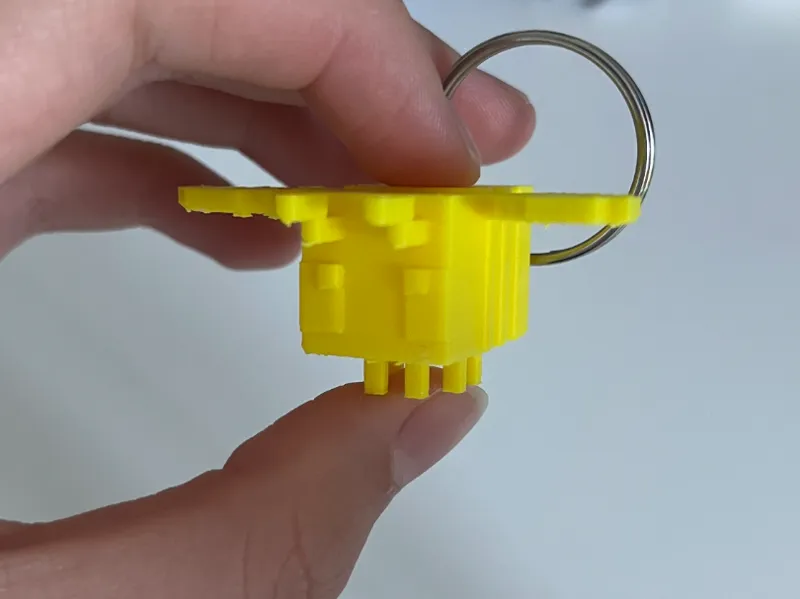 Minecraft Bee Keychain