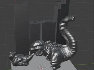 Chibi Shin Godzilla by Salvatore1812