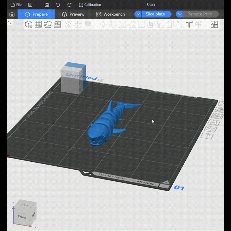 SharkBot V2 – Articulated Multi-Part Toy