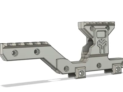 Dual Picatinny Riser (Hydra Mount)