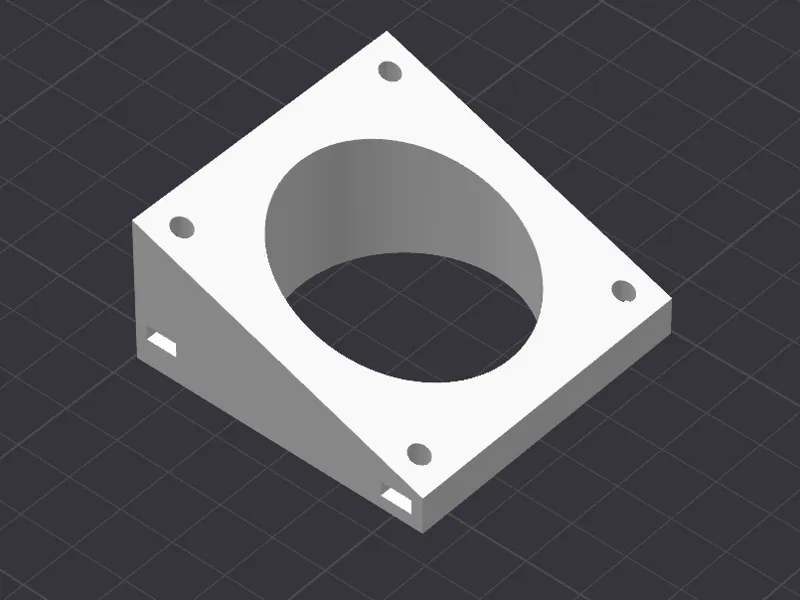 module extracteur d'air 20° de pente diamètre 40 
