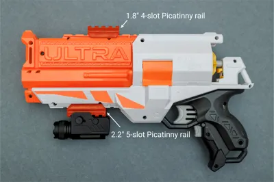Picatinny adapters for NERF tactical rail