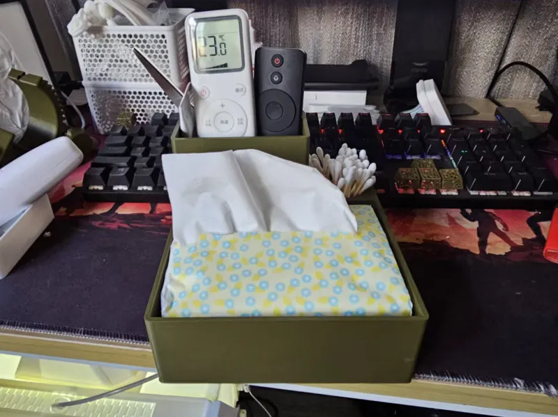 桌面纸巾收纳盒