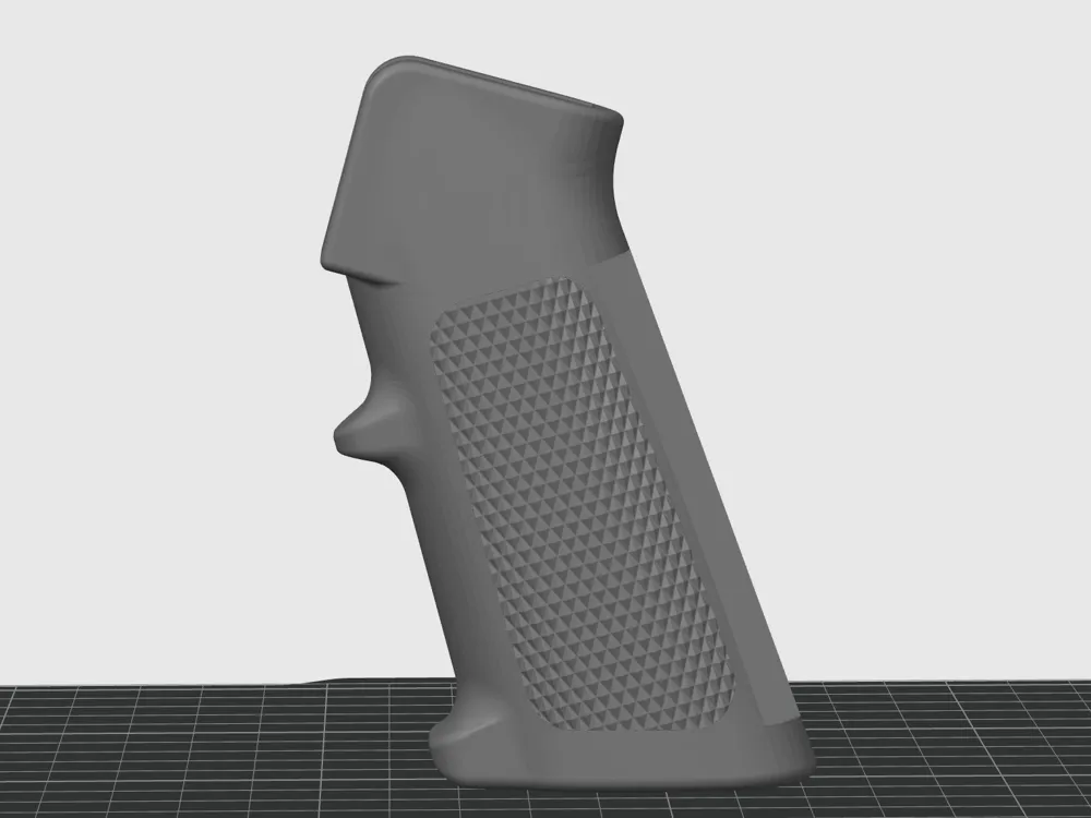 AR-15 M4 A2 Grip Mil-Spec - Free 3D Print Model - MakerWorld