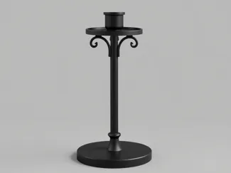 Goth Candle Holder