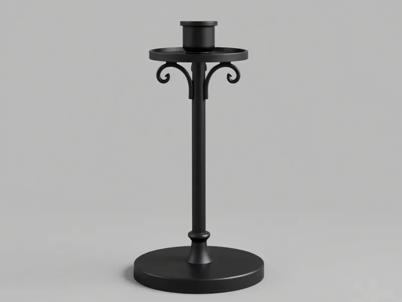 Goth Candle Holder