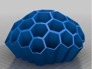 Honeycomb desk organizer