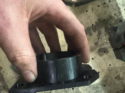 worker bee cnc router dust boot mounting bracket