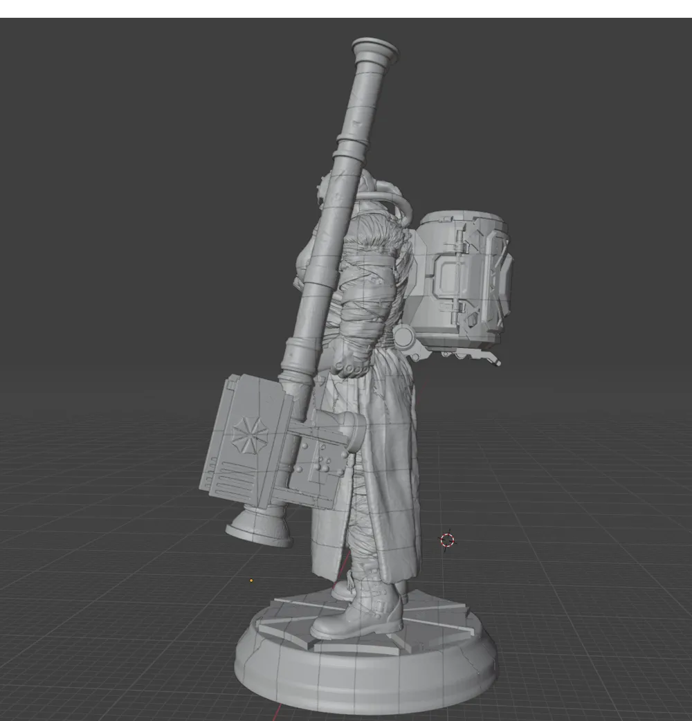 3Dプリント 等身大バイオハザード3 ネメシスフィギュア V2 恐怖 - 無料