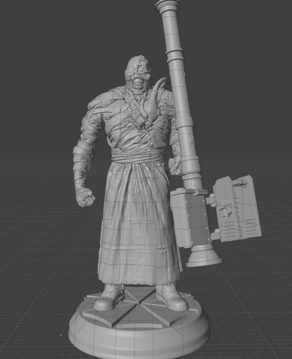 3Dプリント 等身大バイオハザード3 ネメシスフィギュア V2 恐怖 - 無料