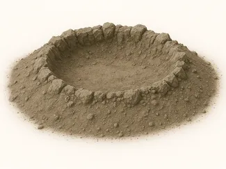 Crater miniature decor