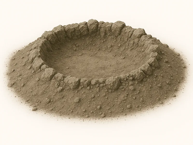 Crater miniature decor