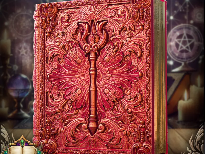 Sorcerer Tome - Store cards, dice & minis!