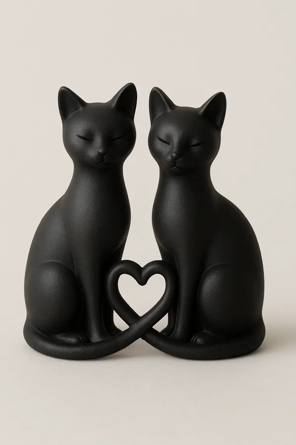 Figurine chat mignon