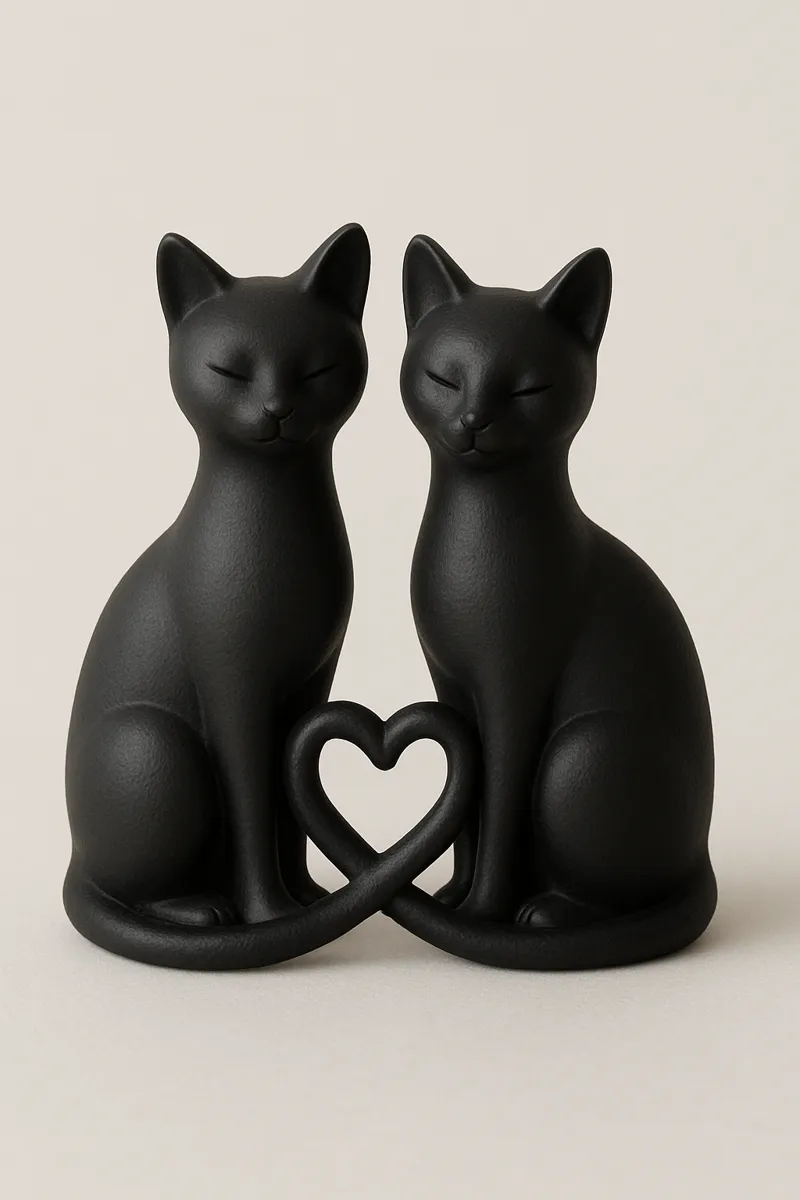 Cute Cat Figurine