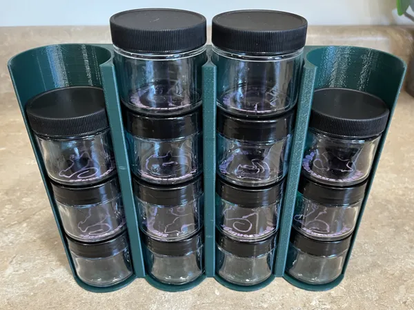 Range-bocaux empilable — 16 pots