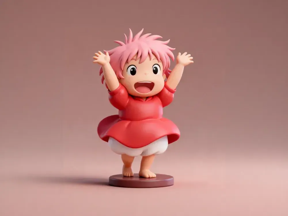 3Dプリント 千と千尋の神隠し - 荻野千尋 - 千 - 宮崎駿アニメ