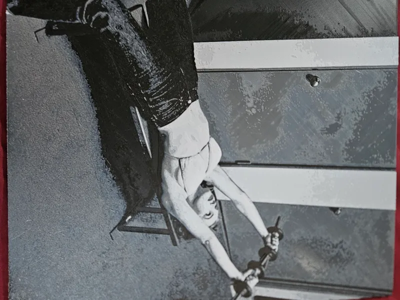 hueforge  Marilyn Monroe hitting weights