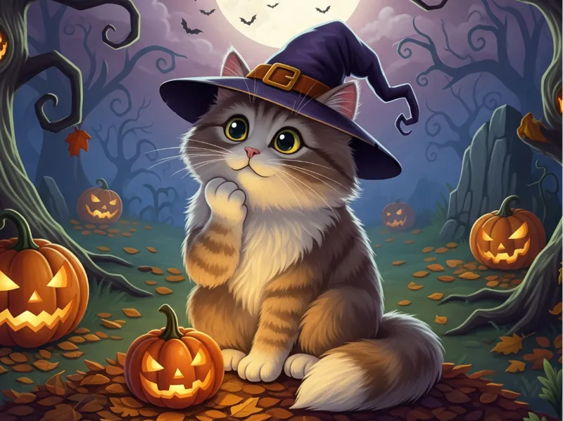 halloween cat