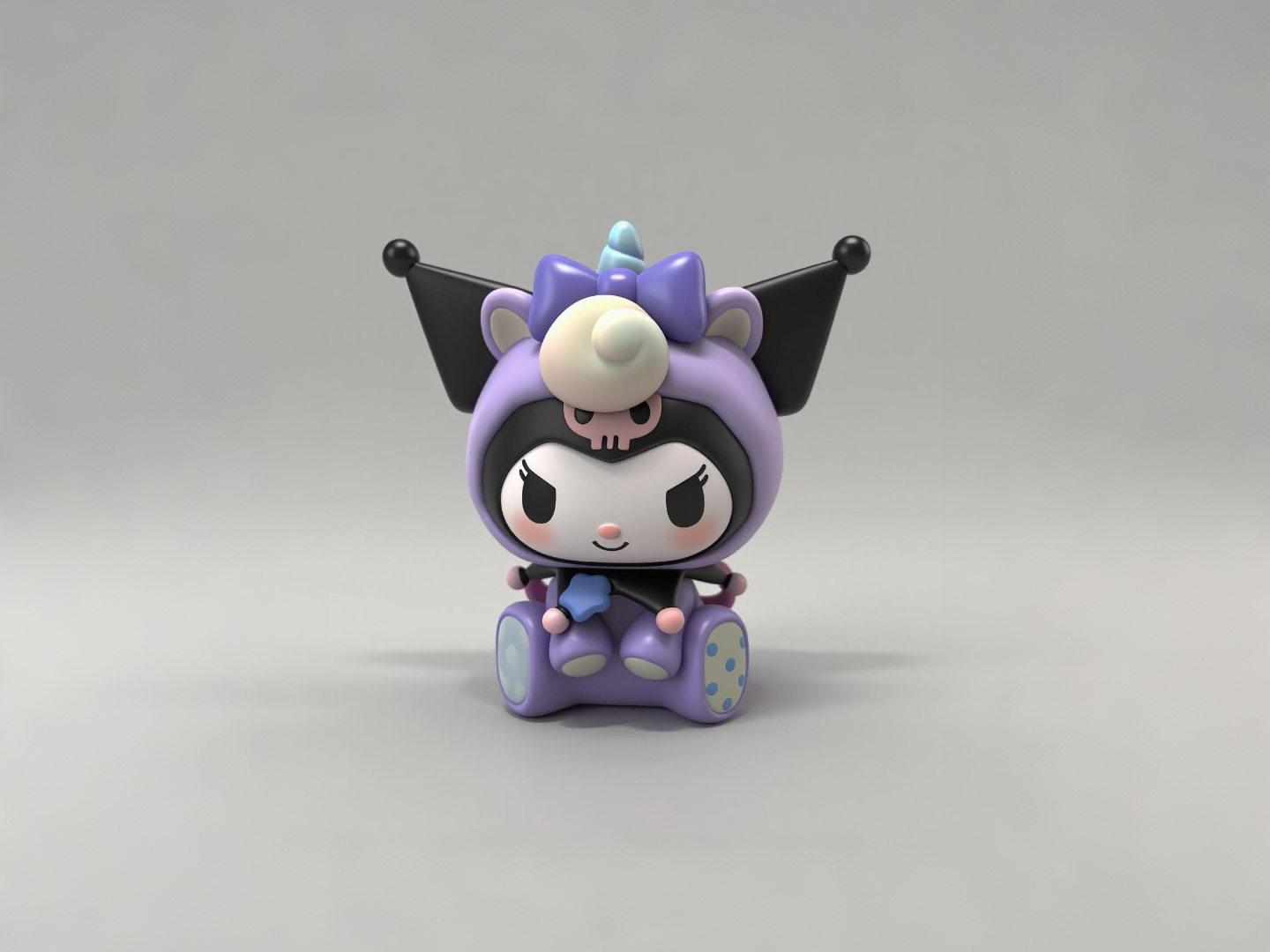 Unicorn Kuromi - Cute Q-version Sanrio Kuromi - Girl's Coloring Toy ...