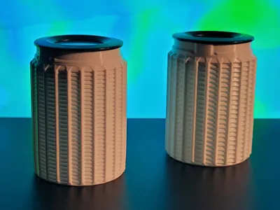 Fast silica gel desiccant spool container vase