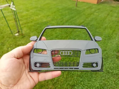 Audi A4 Avant B7 Wallart Front view
