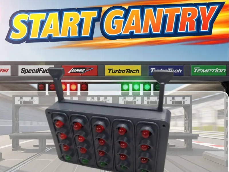 Start gantry lights for slot car / RC racing