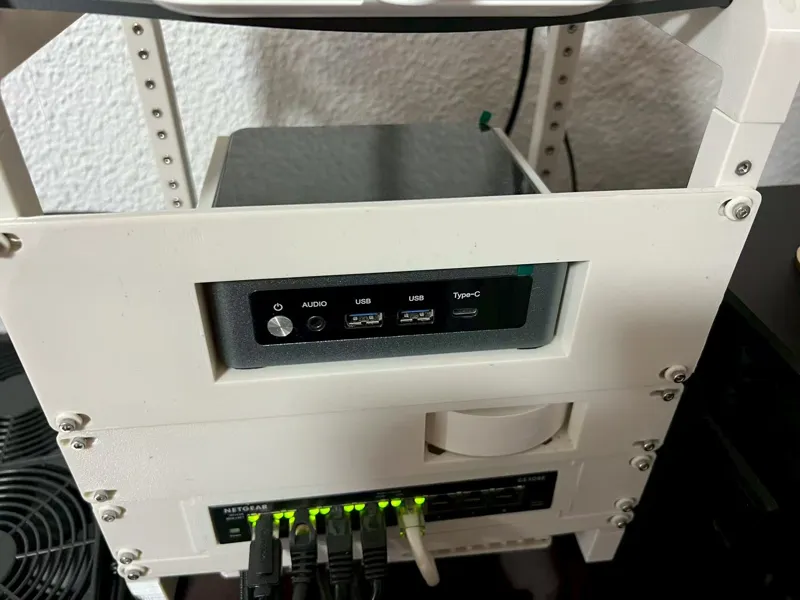 1U 十寸机架 适配13X13 minipc 