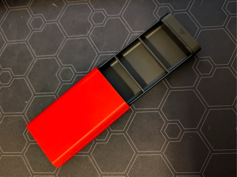Pill Box With Embedded Magnets
