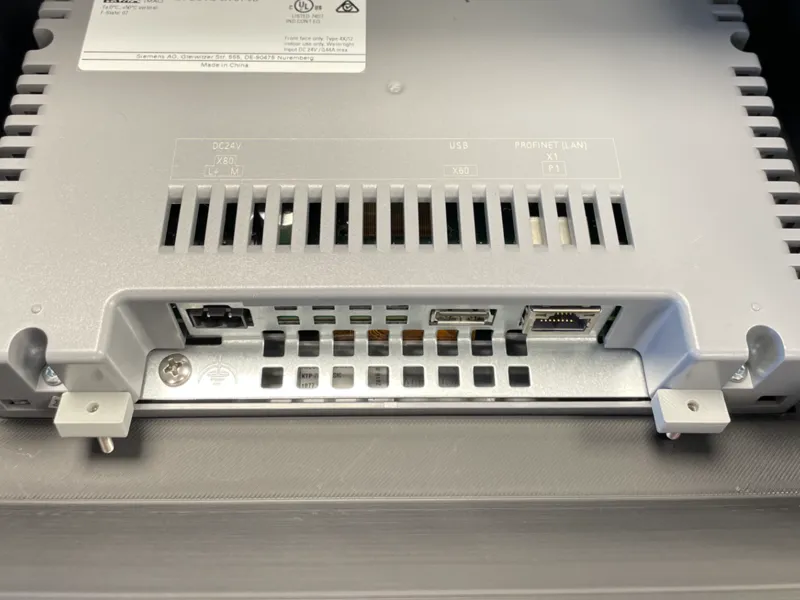 Siemens HMI mounting clips