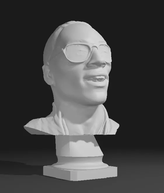 Bust of Soulja Boy - Rap Legend
