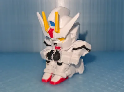 Sitting Freedom Gundam