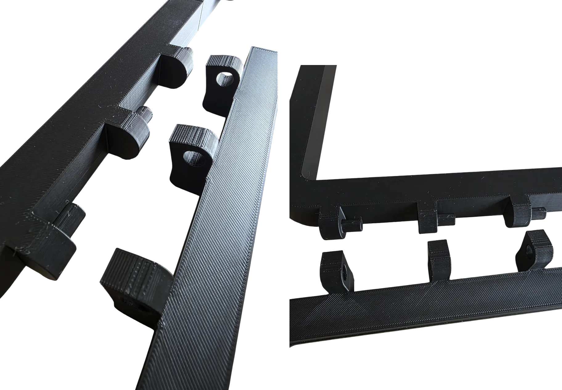 Top Glass Slim Riser v2 (with Hinge) - X1C P1P P1S - Free 3D Print ...