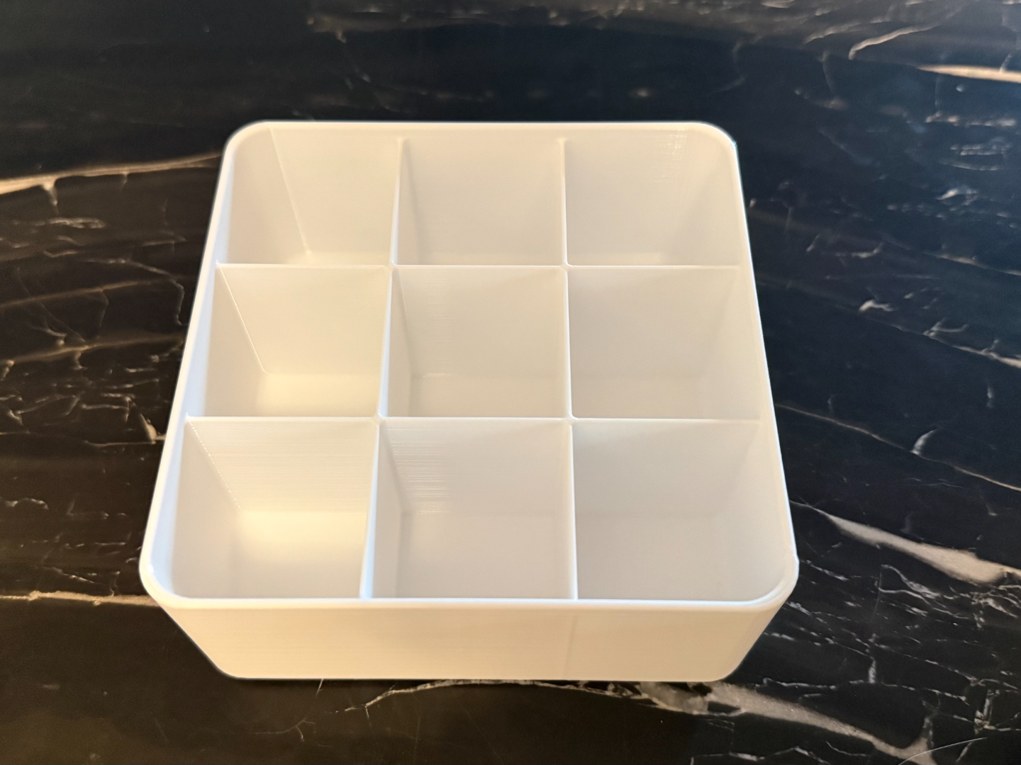Nine-compartment Storage Box - Free 3D Print Model - MakerWorld