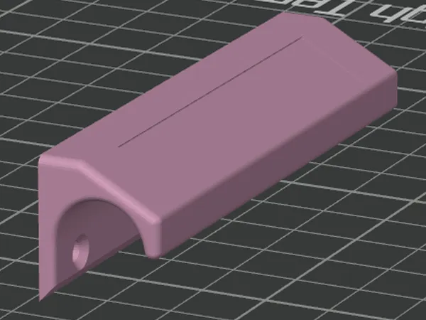 Handle with place for label