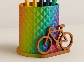 bike pencil holder