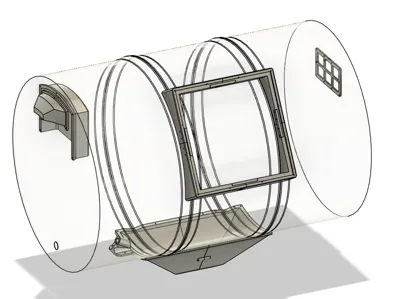 220L Blasting cabinet framework.