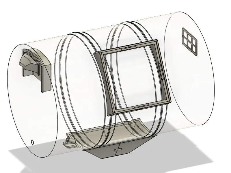 220L Blasting cabinet framework.