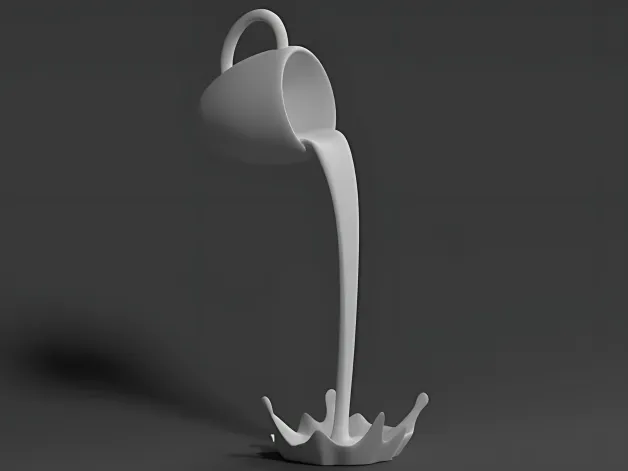 Floating Cup Sculpture