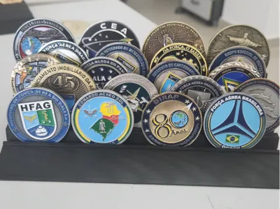 Military Coin Display