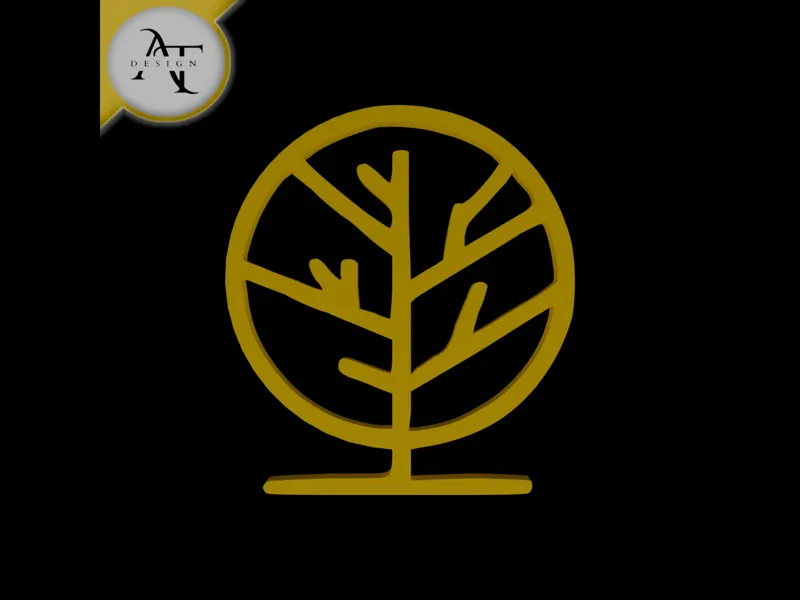 Simple Tree Symbol - 2D Art