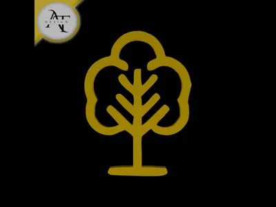 Simple Tree Symbol - 2D Art