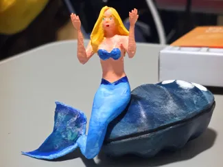 Sitting Mermaid
